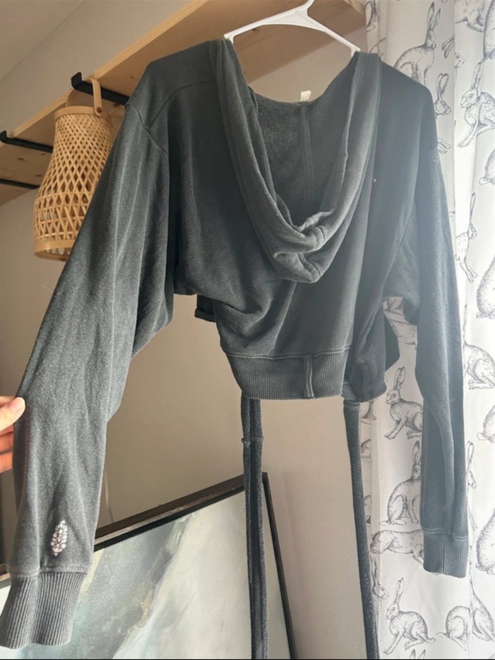 Free People movement Cropped Hoodie size medium